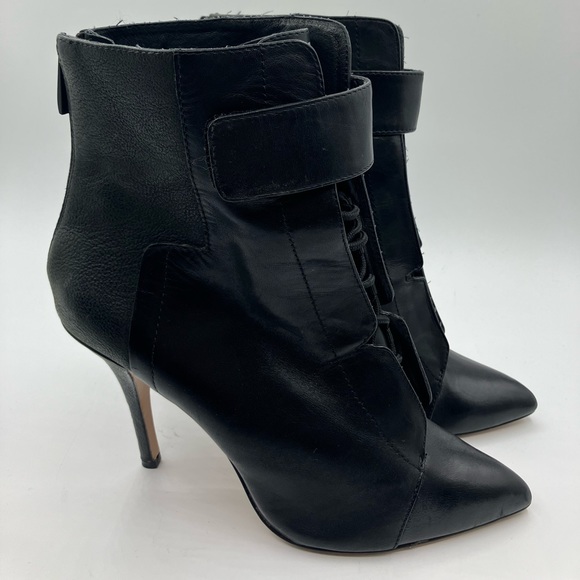 Pour La Victoire Lace Up Heeled Booties Size 8 - Picture 6 of 13